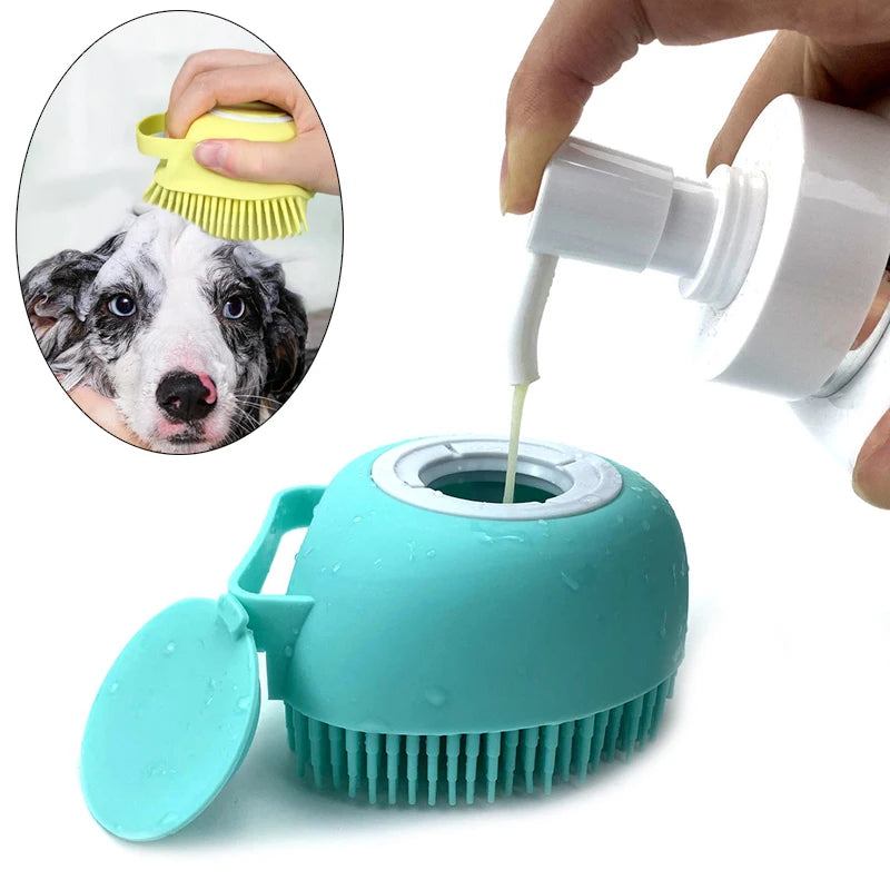 Pet Bath Shampoo Brush