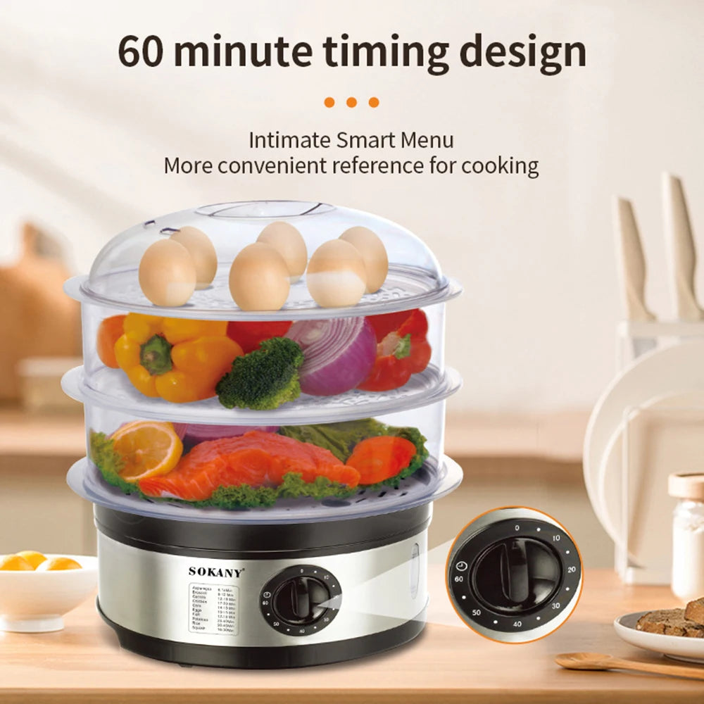 Electric Kitchen Food Steamer