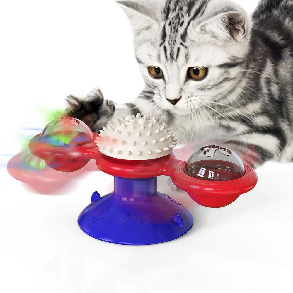 Cat Spinning Windmill Toy