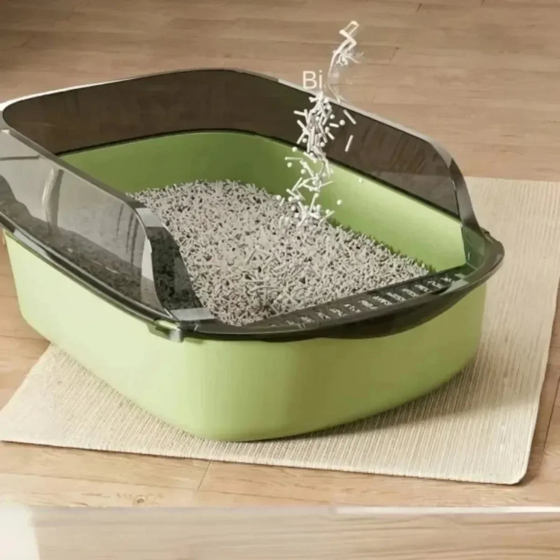 Open Cat Litter Box