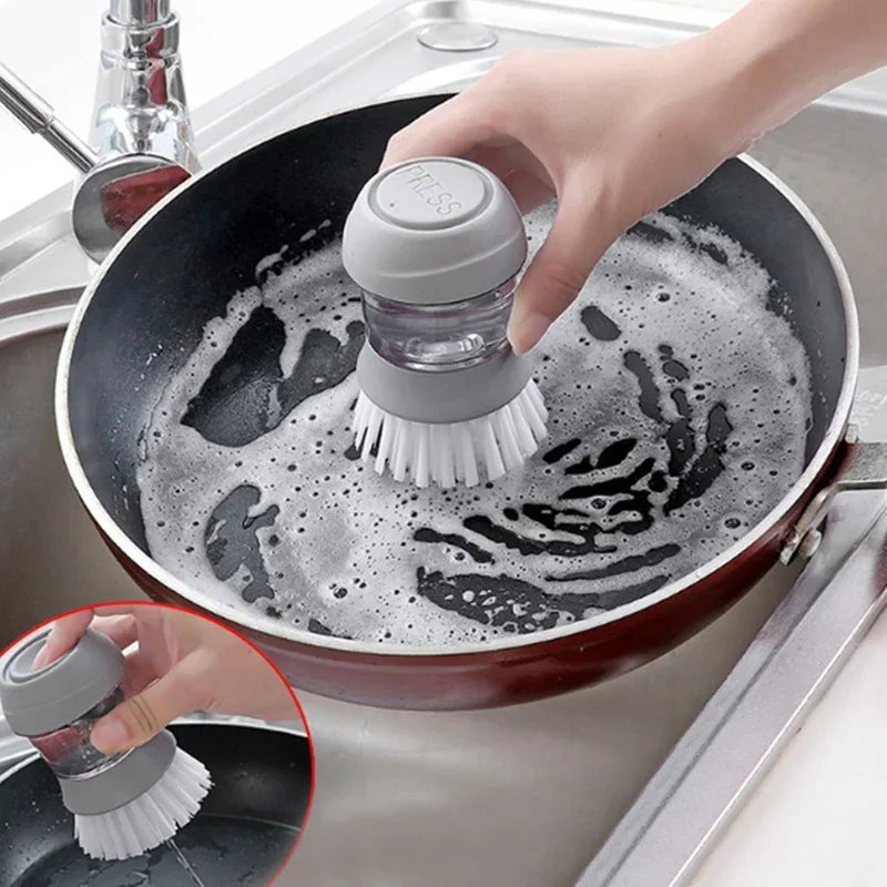 Dish Brush with Soap Dispenser