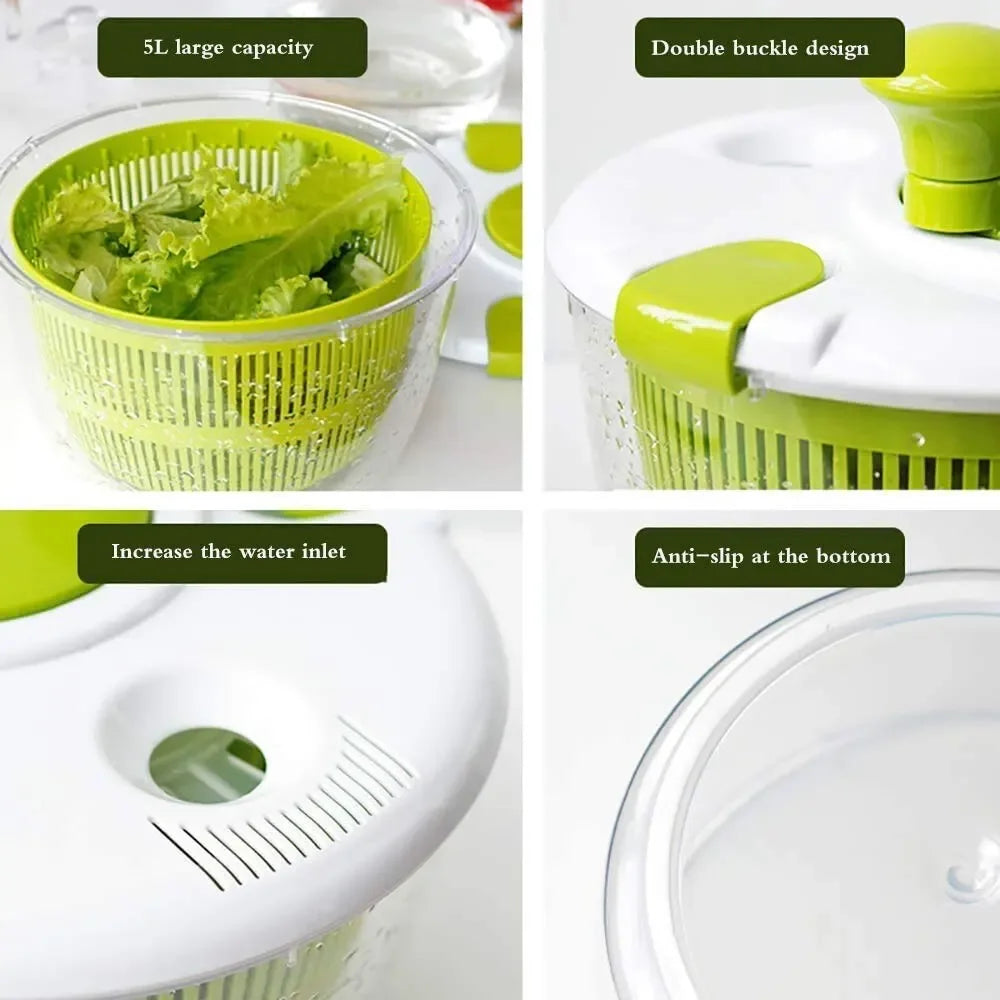 Hand Crank Salad Spinner