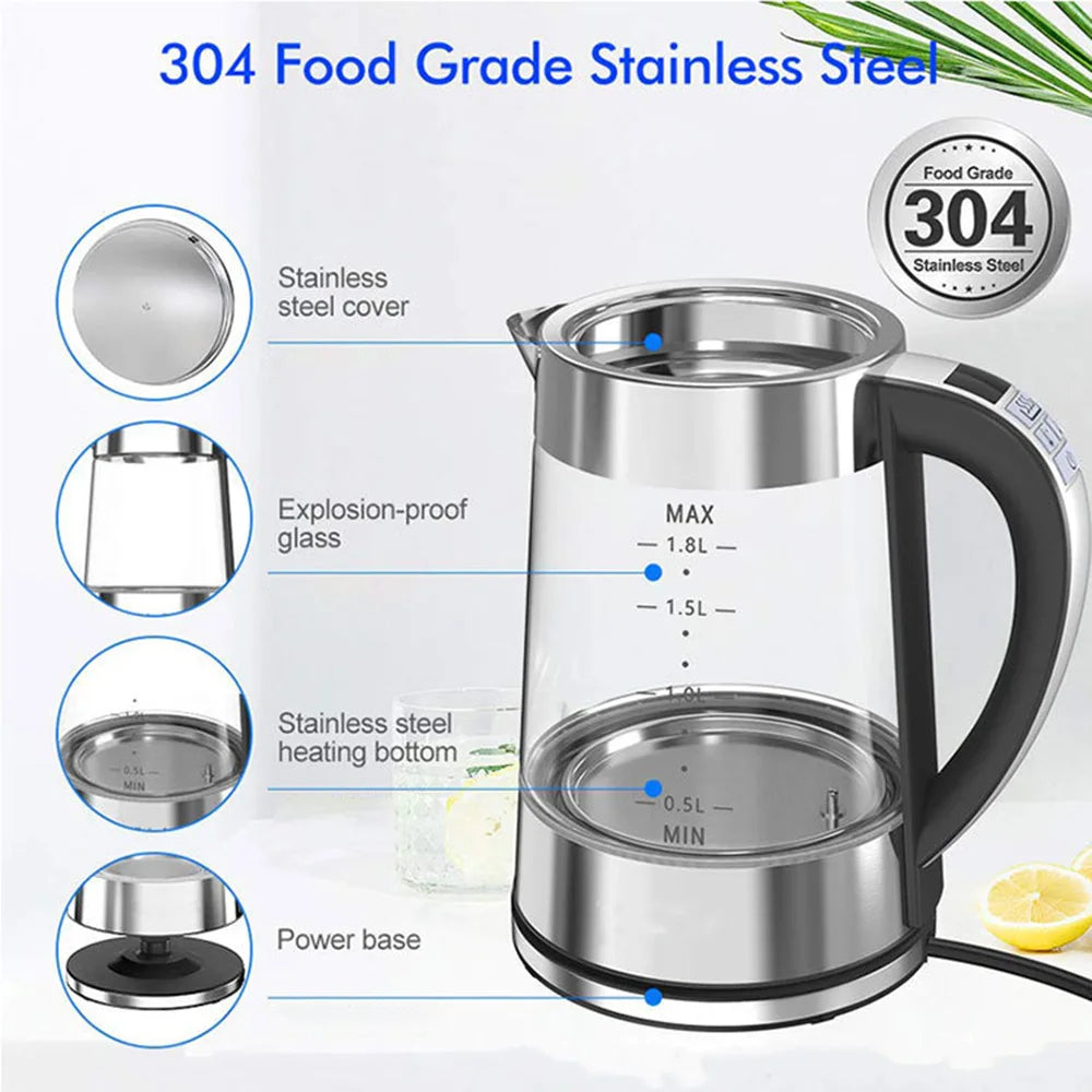 1800W 1.8L Electric Kettle