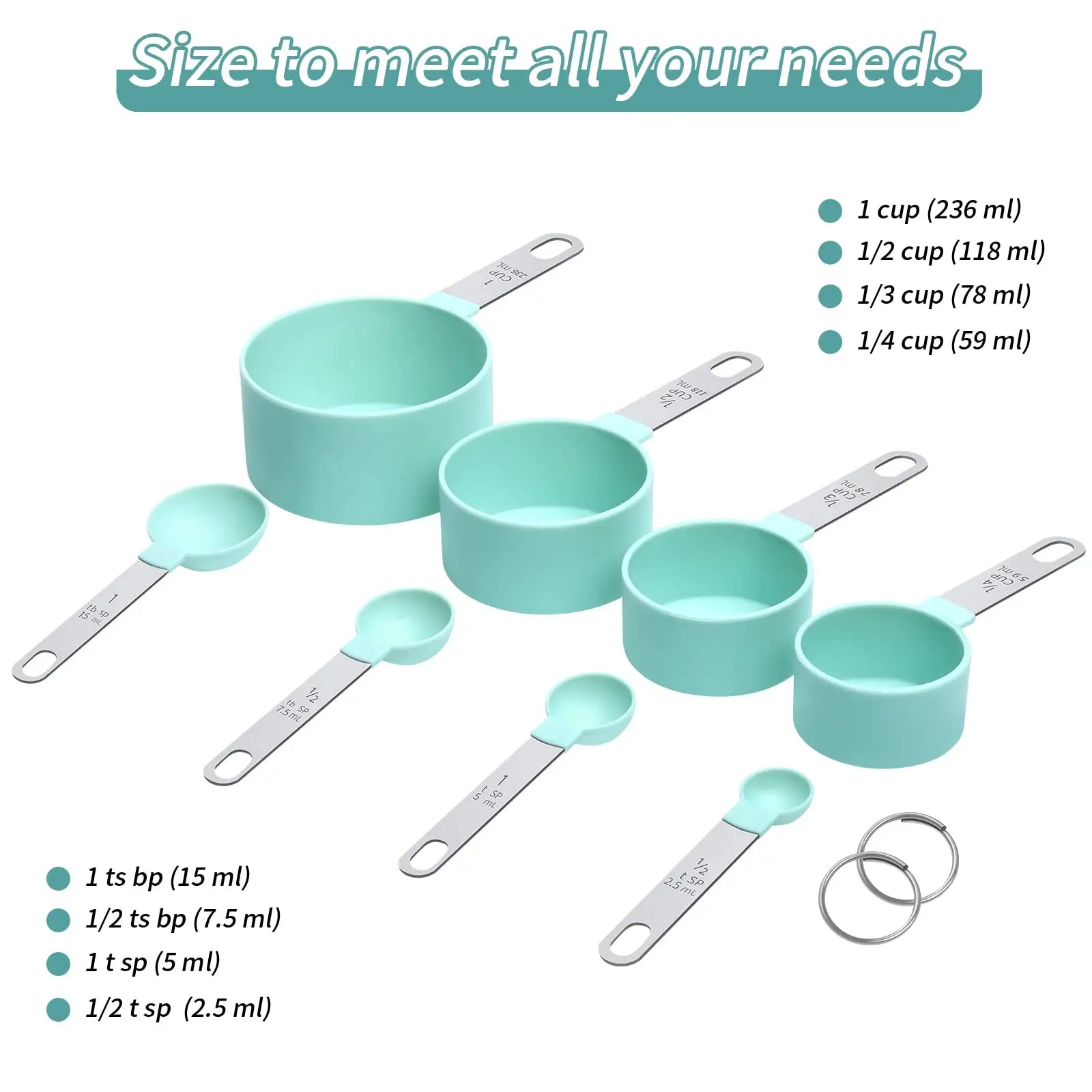 Measuring Spoons and Cups Set