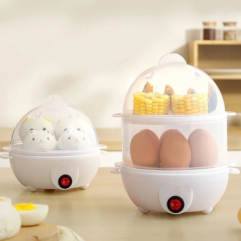 Double Layers Egg Cooker