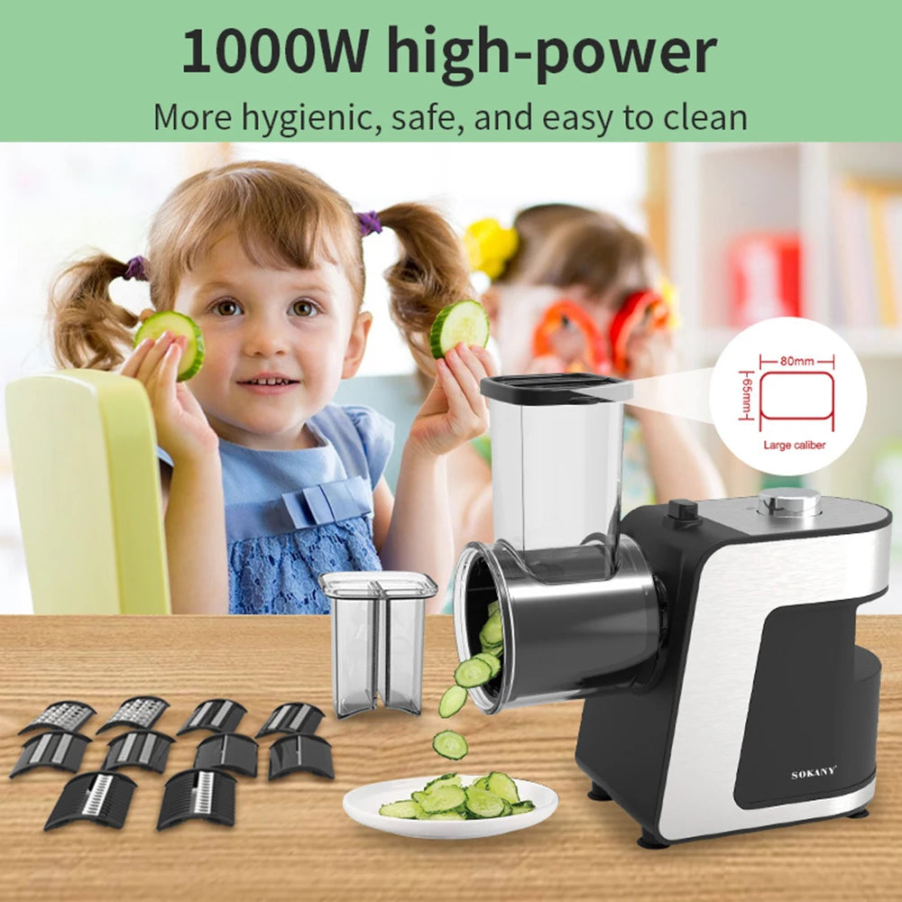 Electric Vegetable Chopper Cutter