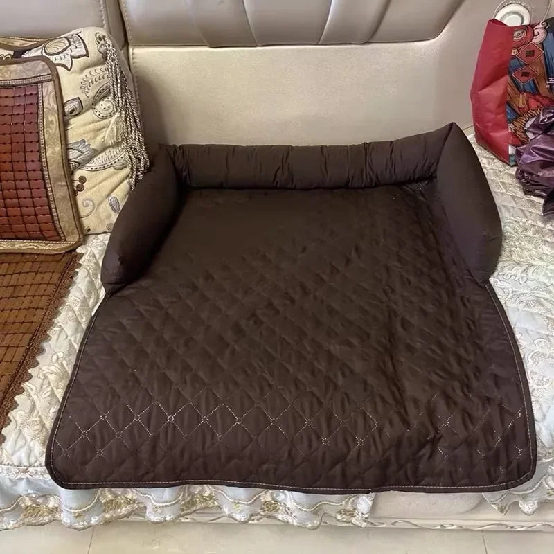 Plaid Waterproof Pet Bed