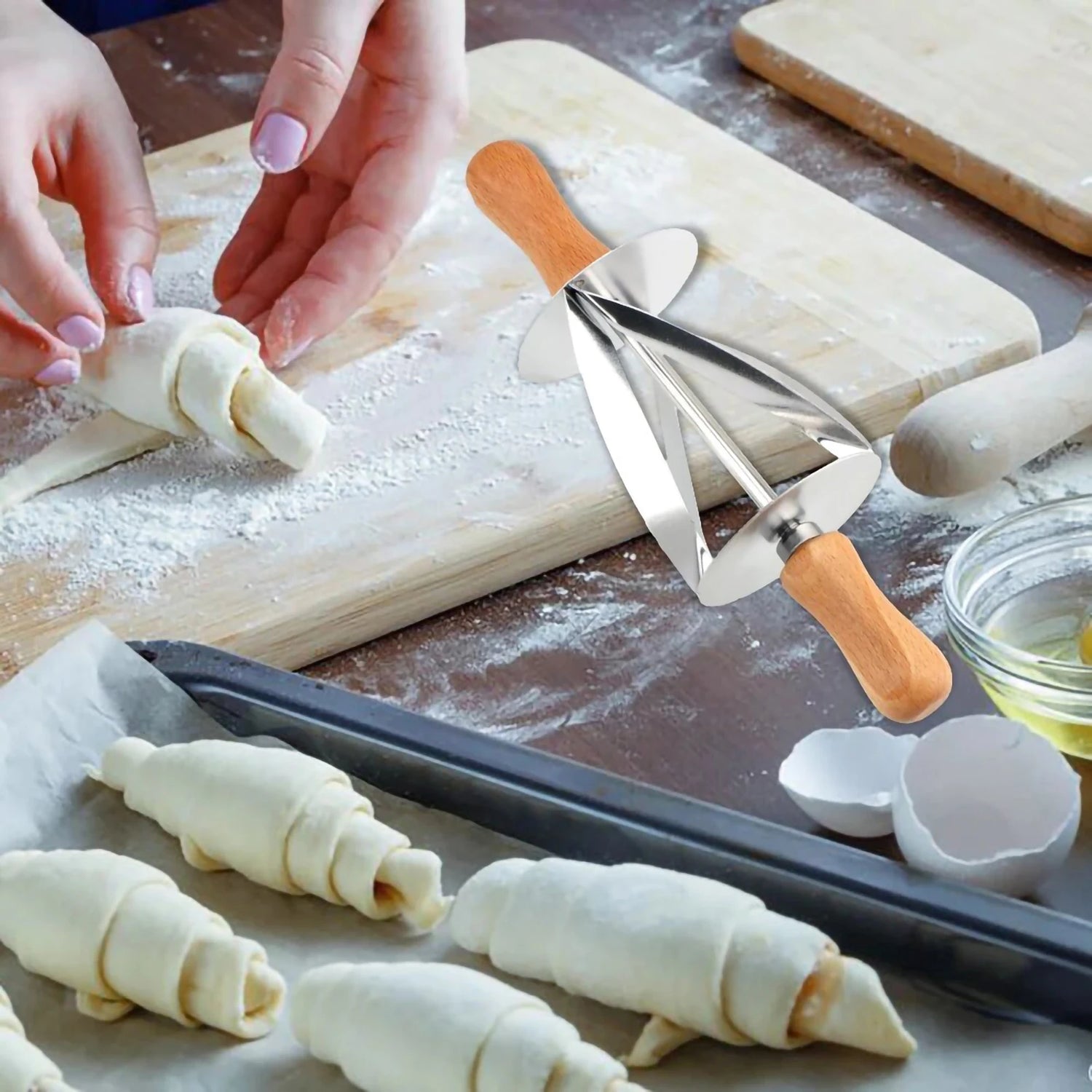 Stainless Steel Dough Roller