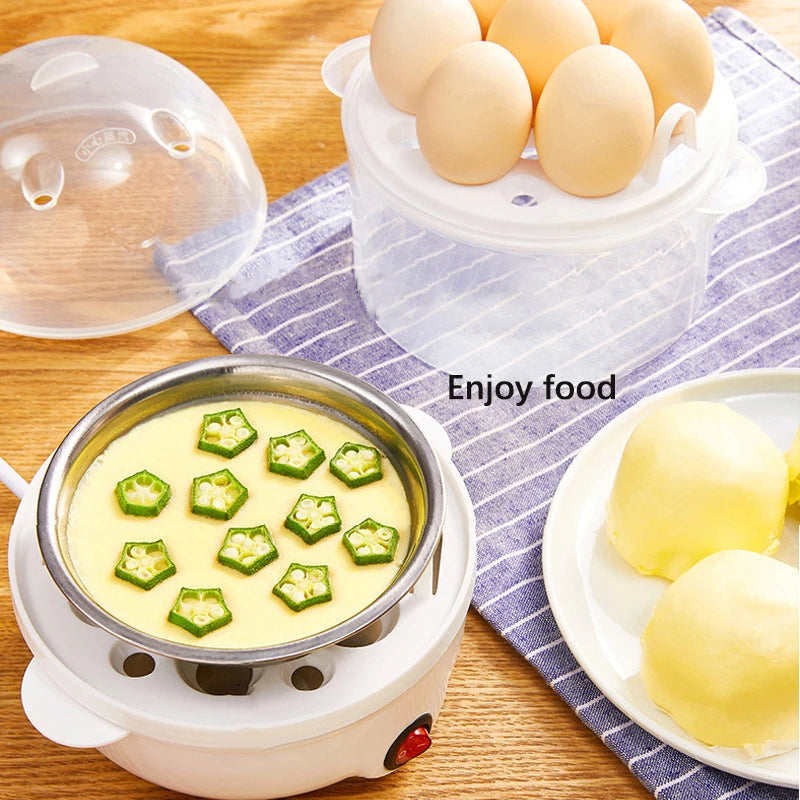 Double Layers Egg Cooker