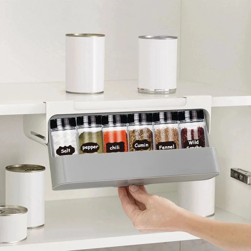 Wall-Mounted Spice Organizer