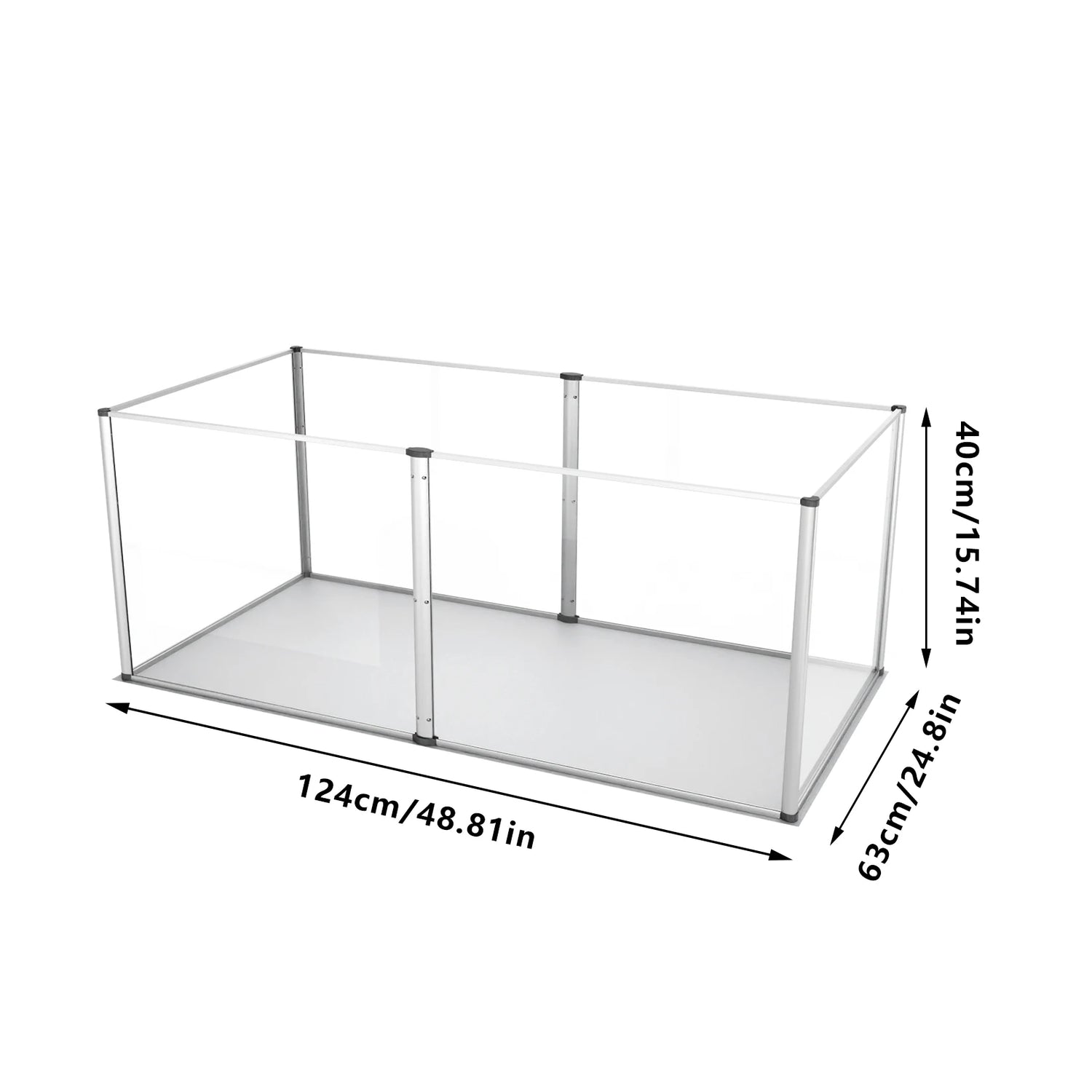 6 Panels Acrylic Pet Dog Playpen